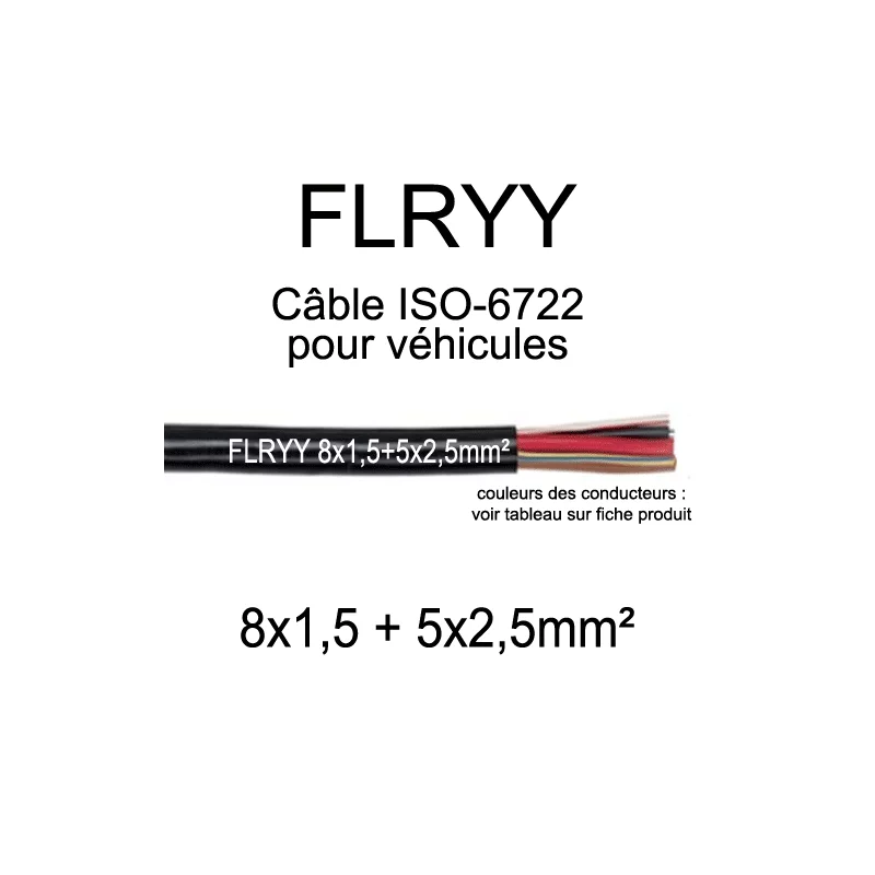 Câble véhicules et remorques - FLRYY
