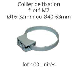 collier de fixation Ø16 à 32mm pour cable et conduit electrique