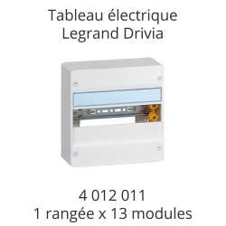 Tableau électrique Legrand Drivia 401211 1 rangée 13 modules