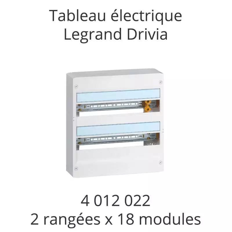 Tableau Legrand Drivia 13 et 18 modules