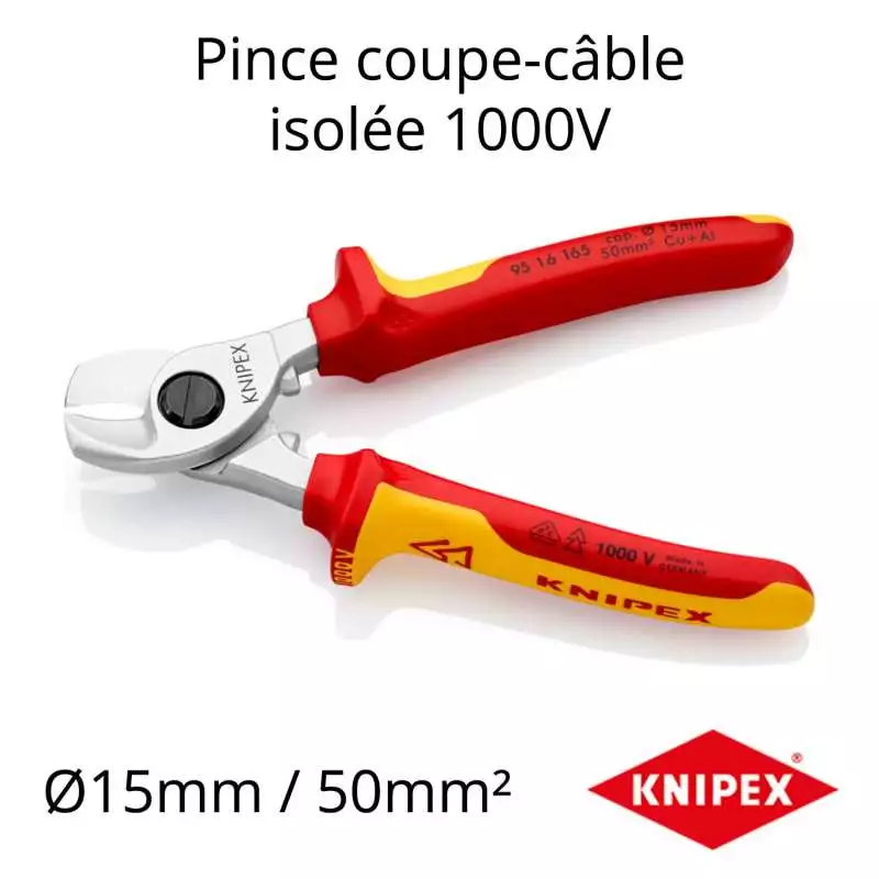 Pince coupe câble TED 210mm