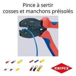 Acheter KNIPEX Pince à sertir 0,75–6 mm² pour cosses électriques